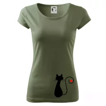 Zamilovaná mačka chvostík