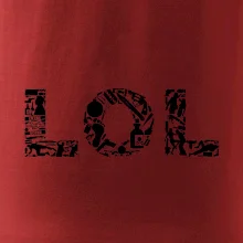 LOL nápis