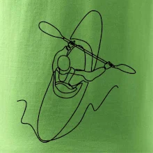 Kajak zhora jedným ťahom