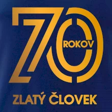 70 rokov zlatý človek