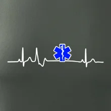 EKG rescue modrá hviezda