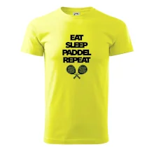 Eat sleep padiel repeat pod sebou