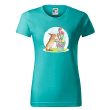 Veľkonočný zajačik tulipány