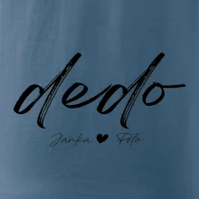 Dedo - tričko menami detí písacie písmo