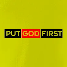 Put God first obdĺžnik Put God first obdĺžnik
