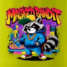 Mýval - masked bandit graffiti