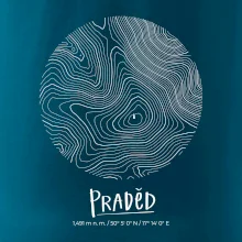 Praděd - vrstevnice v kruhu