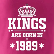 Kings are born in 1989