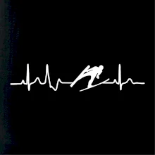 EKG skoky na lyžiach