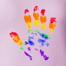 LGBT hand print