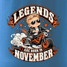 Legendy se rodí v listopadu malý motorkář na odrážedle