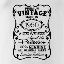 Vintage Etiketa - 1950