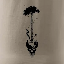 Gitara strom a lebka Gitara strom a lebka