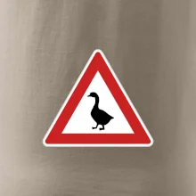 Dopravná značka - Pozor hus Dopravná značka - Pozor hus