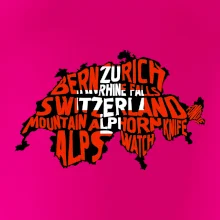 Mapy - názvy miest - Švajčiarsko