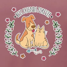 Mačka a pes best friends