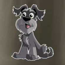 Bradáč kreslený sediaci