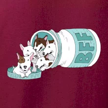 Bullterrier Friends Forever zelené (Pecka design)