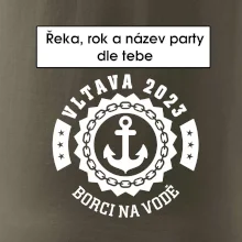 K vode - kotva (vlastný nápis) K vode - kotva (vlastný nápis)