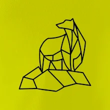 Geometria ľadový medveď na ľade