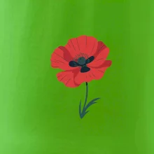 Vlčí mak kreslený veľký