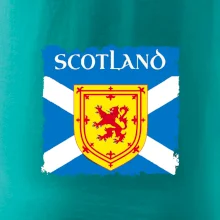 Škótska vlajka s erbom leva