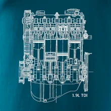 Motor Škoda/ VW 1.9L  TDI ze předu