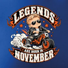 Legendy se rodí v listopadu malý motorkář na odrážedle
