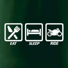 Eat sleep ride - cesta Eat sleep ride - cesta