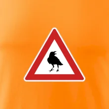 Dopravná značka - Pozor havran