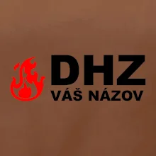 DHZ (oheň, názov sboru - vlastný nápis)
