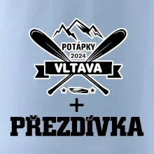 K vode - pádla hory (vlastný nápis) K vode - pádla hory (vlastný nápis)