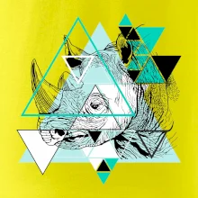 Biely nosorožec (Pecka design)