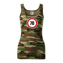 Dopravná značka - obmedzenie rýchlosti 70 Dopravná značka - obmedzenie rýchlosti 70