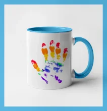LGBT hand print