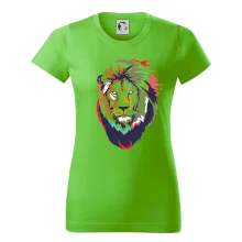 Hlava leva kreslená jednoduchá