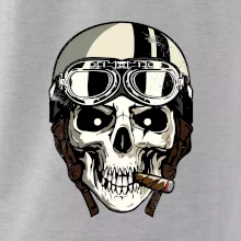 Motorkárska helma a cigara