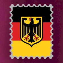 Nemecká známka - vlajka