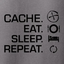 Eat sleep repeat Cache