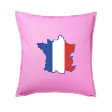 Francúzska vlajka mapa obrys