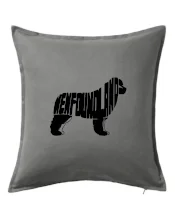 Novofundlandský pes - nápis v tele