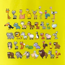 Tričko plné zvieratiek