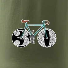 Narodeniny 30 rokov na bicykli
