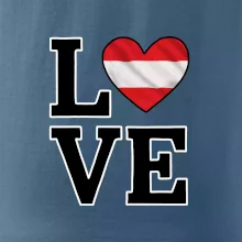 Love Rakúska vlajka