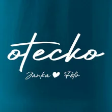 Otecko - tričko s menami deti Otecko - tričko s menami deti