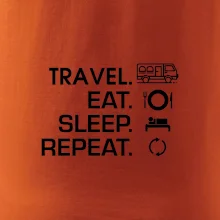 Eat sleep travel - Van
