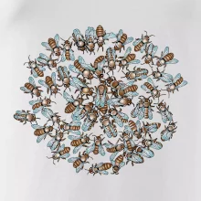 Včelia rodinka kruh (Pecka Design)