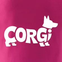 Corgi nápis v tele Corgi nápis v tele