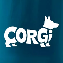 Corgi nápis v tele Corgi nápis v tele