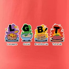LGBT - Lasagne, Guláš, Bramborák, Tatarák LGBT - Lasagne, Guláš, Bramborák, Tatarák